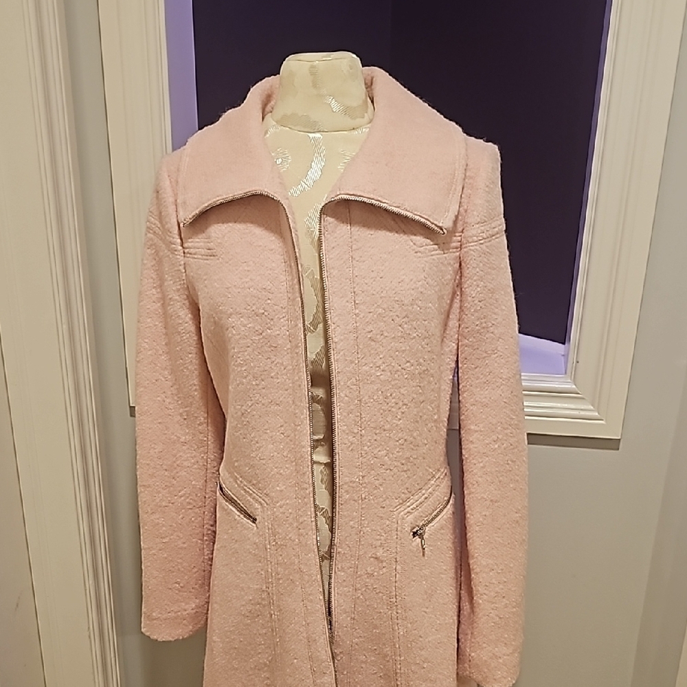 Jessica Simpson Light Pink Teddy Jacket-BR